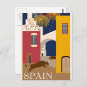 spanje - vintonijnreis briefkaart (Voorkant / Achterkant)