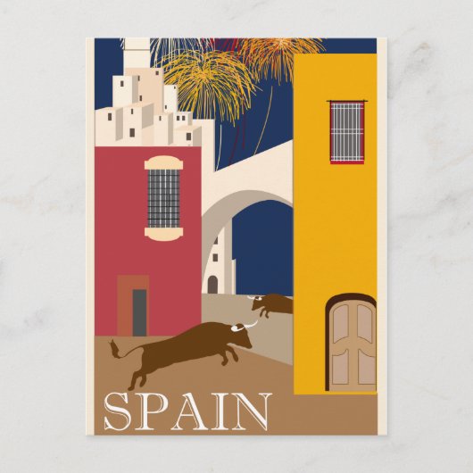 spanje - vintonijnreis briefkaart (Voorkant)