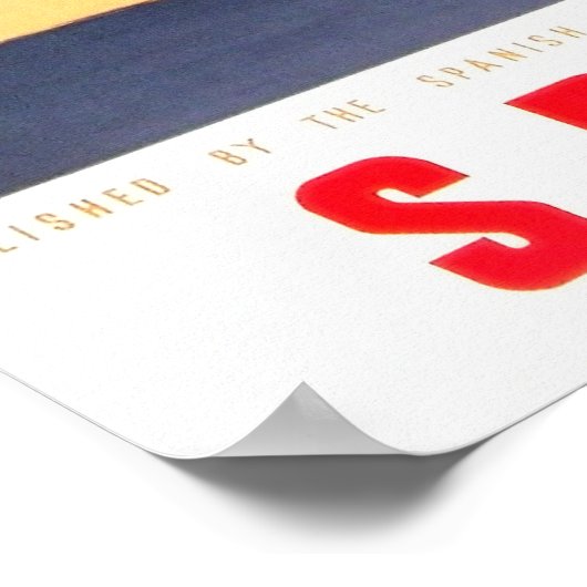  Spanje Visserijreizen Poster (Hoek)