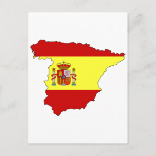 Spanje-vlag Briefkaart