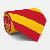 Spanje Vlag Colors Elegant Stropdas (Opgerold)