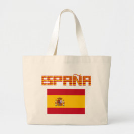 Spanje - vlag / España - Bandera Grote Tote Bag