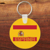 Spanje - vlag / España - Bandera Sleutelhanger (Voorkant)