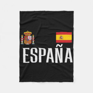 Spanje Vlag Espana Voetbal Fan Mannen Vrouwen Ki Fleece Deken