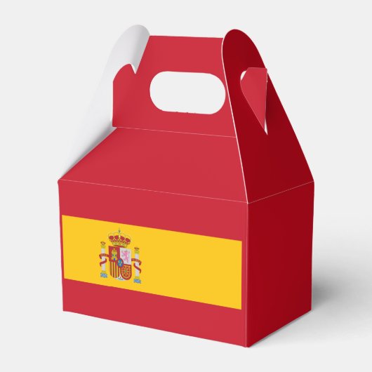 Spanje vlag Favor Box Bedankdoosjes (Achterkant)