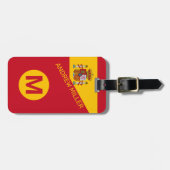 Spanje Vlag Gepersonaliseerde moderne reisbagage Bagagelabel (Voorkant horizontaal)