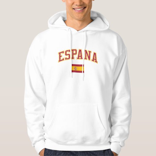 Spanje + vlag hoodie (Voorkant)