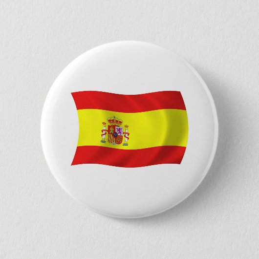 Spanje Vlag Knop Ronde Button 5,7 Cm (Voorkant)