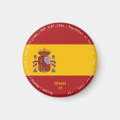 Spanje Vlag Magneet (Voorkant)