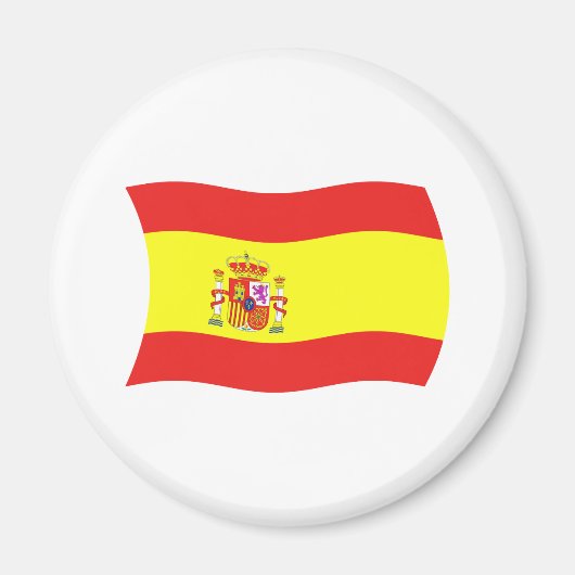 Spanje Vlag Magneet (Voorkant)