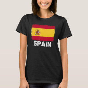 Spanje vlag ondersteunt Mannen van Spaanse volken T-shirt