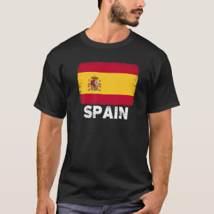 Spanje vlag ondersteunt Mannen van Spaanse volken T-shirt
