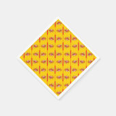 Spanje vlag patroon servet (Hoek)