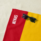 Spanje Vlag Prachtig Patriottisch Strandlaken (In situ)
