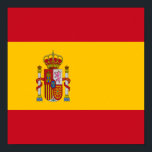 Spanje Vlag Spaans Land Pride Home Etniciteit Poster<br><div class="desc">Spaanse vlag muur kunst voor mannen, vrouwen, en kinder.</div>