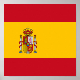 Spanje Vlag Spaans Land Pride Home Etniciteit Poster