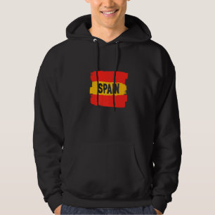Spanje vlag Spanje Barcelona Espana Europe Land Sp Hoodie