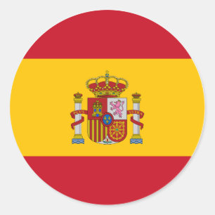 Spanje Vlag Sticker – Spaanse Trots