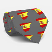Spanje-vlag Stropdas (Opgerold)