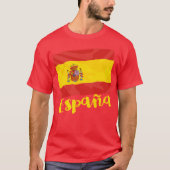 Spanje Vlag T-Shirt (Voorkant)