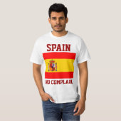 Spanje vlag T-shirts (Voorkant volledig)