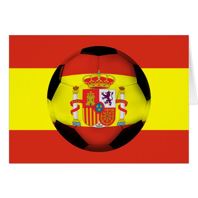 Spanje Voetbal (Voorkant Horizontaal)