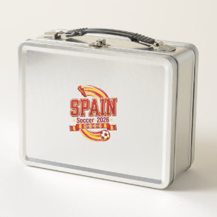 Spanje Voetbal 2026 Voetbal Vet Land Typografie F
