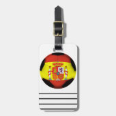 Spanje Voetbal Bagagelabel (Voorkant verticaal)