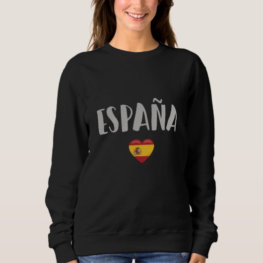 Spanje Voetbal Fan T-shirt Vlag (Voorkant)