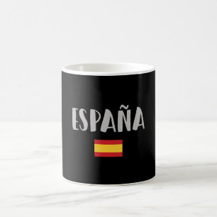 Spanje Voetbal Fan T-shirt Vlag Koffiemok