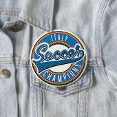 Spanje voetbal kampioenen logo. ronde button 4,0 cm (In situ)