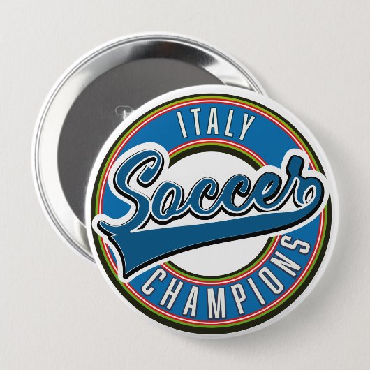 Spanje voetbal kampioenen logo. ronde button 4,0 cm (Voorkant /achterkant)