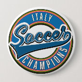 Spanje voetbal kampioenen logo. ronde button 4,0 cm (Voorkant)