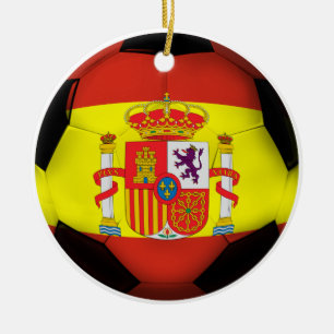 Spanje Voetbal Keramisch Ornament