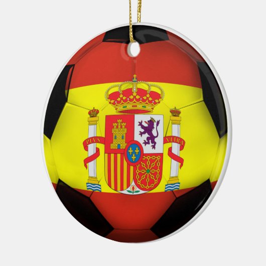 Spanje Voetbal Keramisch Ornament (Links)