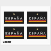 Spanje Voetbal Shirt Football Fan Rechthoekige Sticker (Vel)