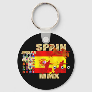 Spanje Voetbal Sleutelhanger