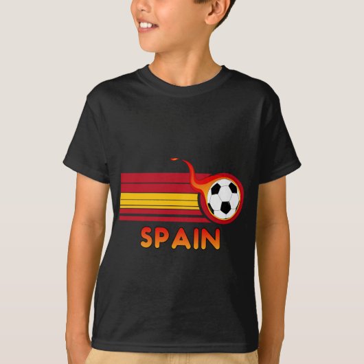 Spanje-voetbal T-shirt (Voorkant)