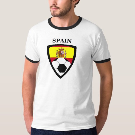 Spanje Voetbal T-shirt (Voorkant)