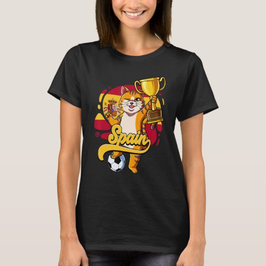 Spanje Voetbal T-shirt (Voorkant)