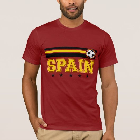 Spanje Voetbal T-shirt (Voorkant)