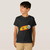 Spanje Voetbal T-Shirt Spanje Vlag Jersey - Spaans (Voorkant volledig)