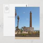 Spanje - Vuurtoren bij Maspalomas - Gran Canaria Briefkaart (Voorkant / Achterkant)