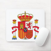 Spanje Wapenmunt Mousepad Muismat (Met muis)