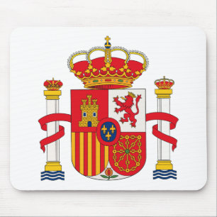 Spanje Wapenmunt Mousepad Muismat