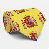 Spanje Wapenmunt Stropdas (Opgerold)