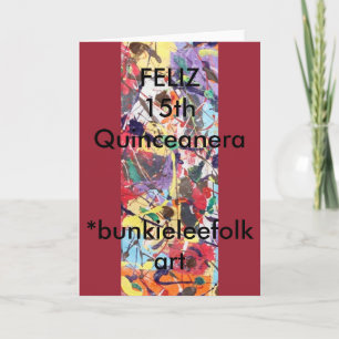 SPANJE, WENSKAART, Feliz 15th Quinceanera