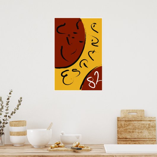 Spanje Wereldbeker 1982 Poster (Keuken)