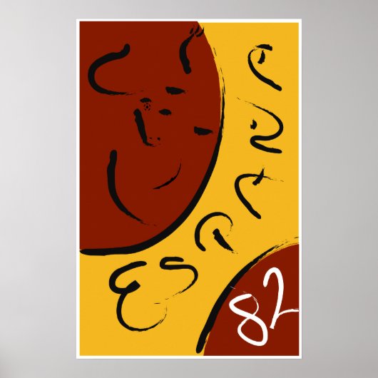 Spanje Wereldbeker 1982 Poster (Voorkant)