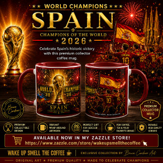 Spanje Wereldkampioen 2026 Collector Koffie Mok